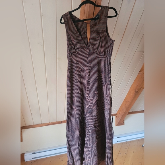Roark Moonlight Midi Dress In Saddle - Picture 4 of 5